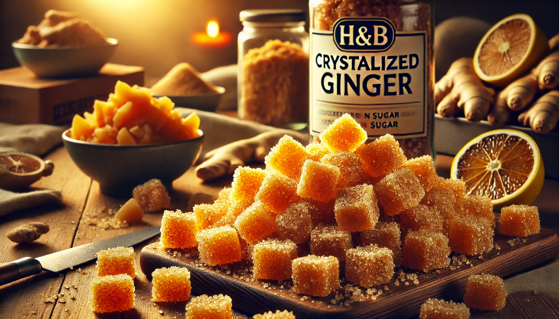 H and B Crystallized Ginger