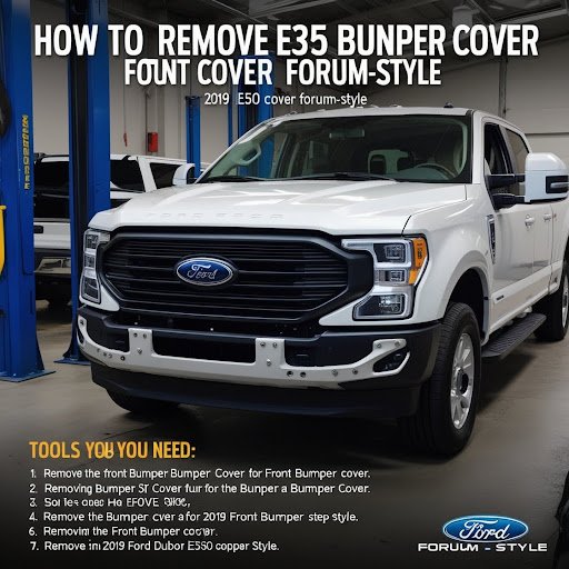 how to remove 2019 E350 front bumper cover forum