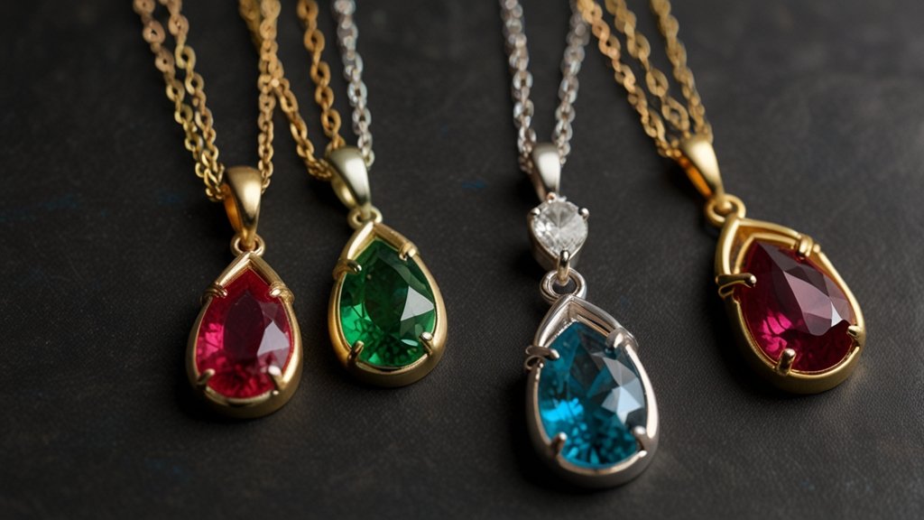 Lark Studio Jewelry Birthstone Necklaces Evergreen Co