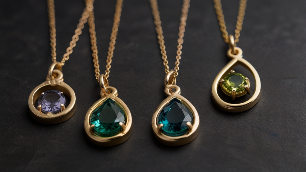 Lark Studio Jewelry Birthstone Necklaces Evergreen Co