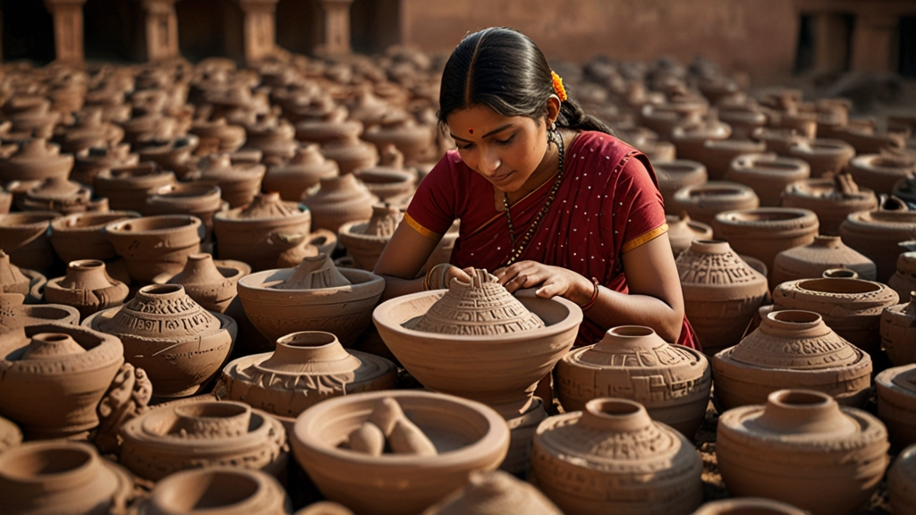 traditional indian clay